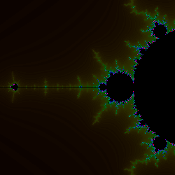 A Mandelbrot Set. The image took 6 hours to be calculated