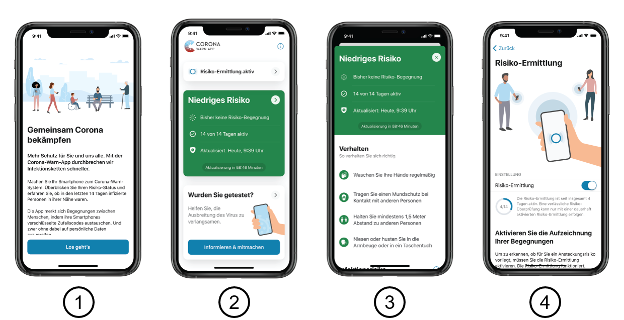 Figure 2: UI Screens for Apple iOS