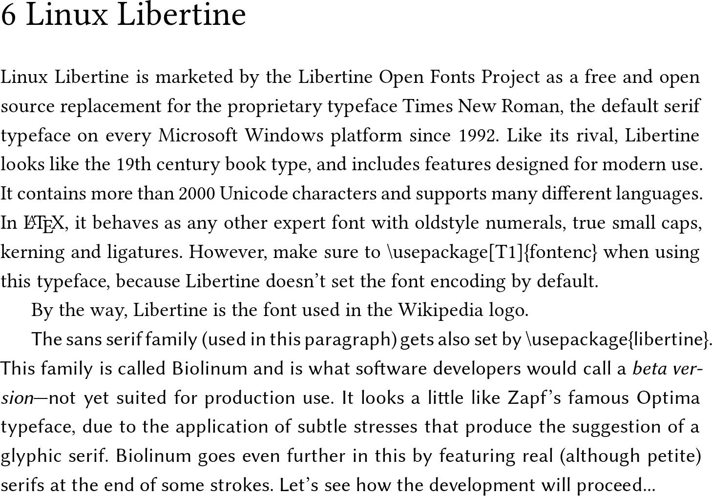 6 Libertine